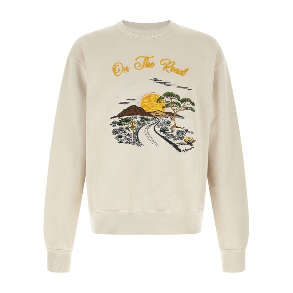 Isabel Marant White Cotton Men's Sweatshirt